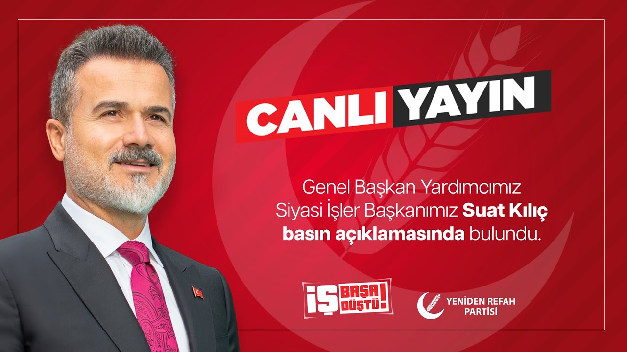 📡Genel Başkan Yardımcımız Suat Kılıç MYK toplantısı sonrası basın açıklamasında bulunuyor.