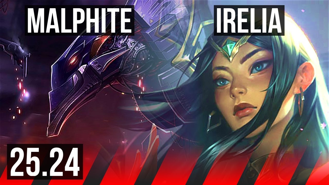 MALPHITE vs IRELIA (TOP) | 13/1/7 | KR Master | 25.24