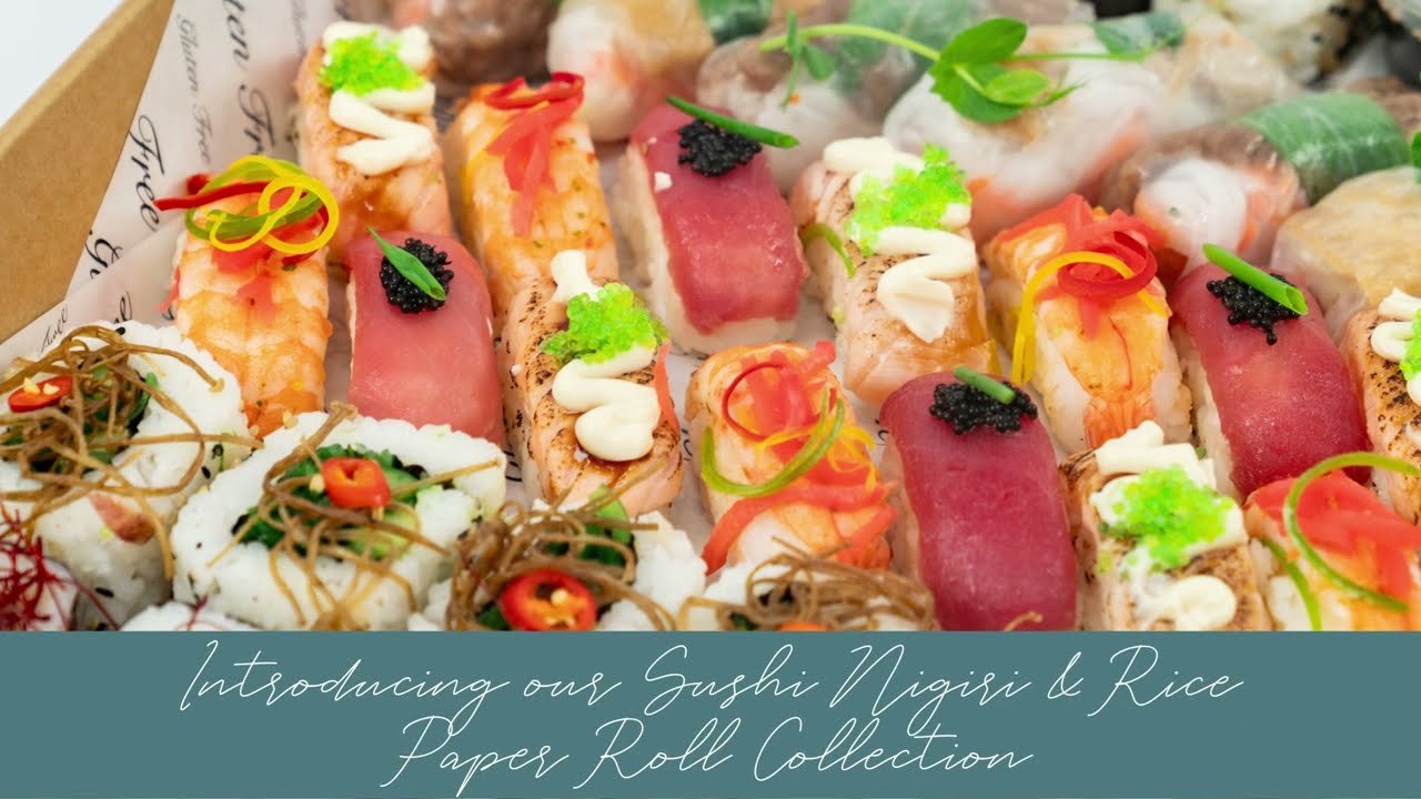 Introducing our Sushi Nigiri, and Rice Paper Roll Collection