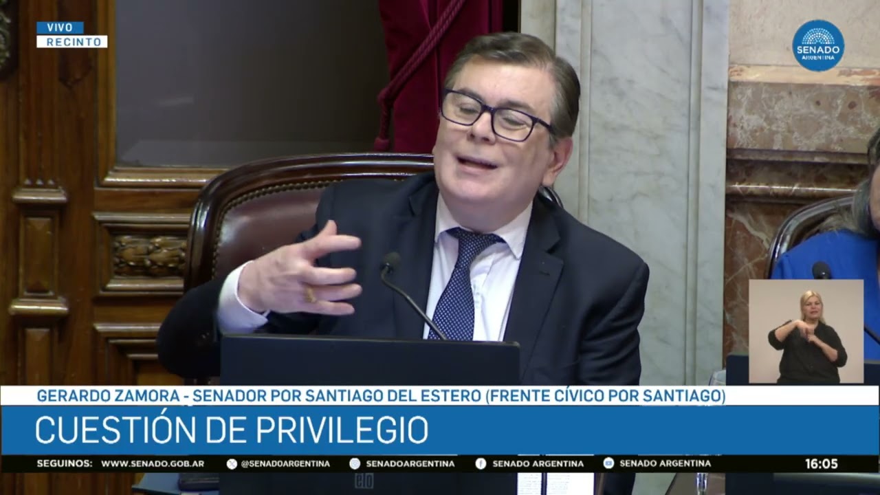 SENADOR GERARDO ZAMORA – SESIÓN PÚBLICA 18-03-26