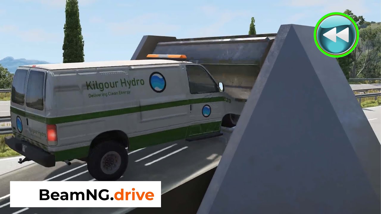 Reverse Cars vs Spinning Roller Crashes#21_BeamNG.drive