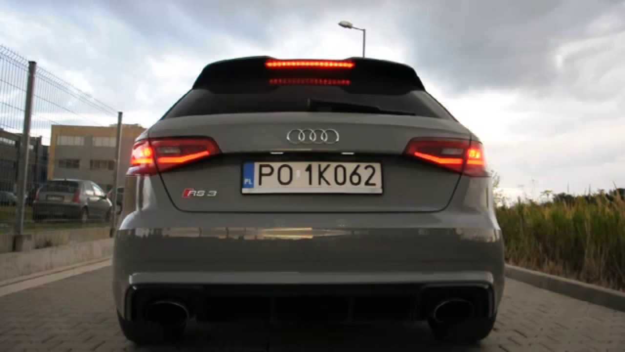 Audi RS3 2015 Sound, Exhaust sound, Start up sound, Revs, Launch Control