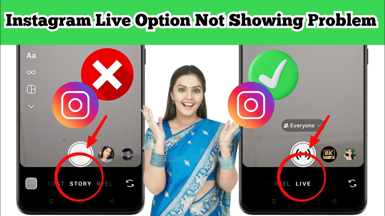 How to Fix Instagram Live Not Showing | Instagram Live Problem Solved 2025