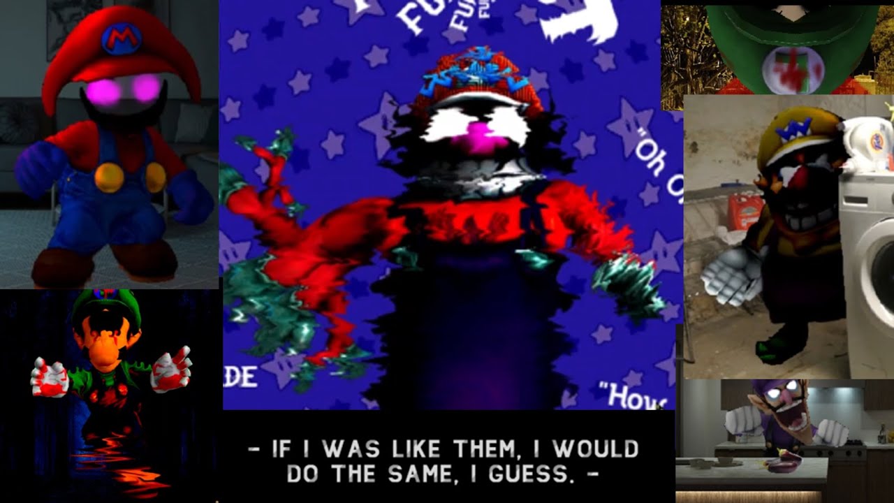five nights at warios the clock present mode normal mode hour 1-10 + ending + extras