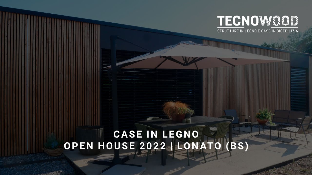 TECNOWOOD case in legno a Lonato del Garda (Brescia) | video spot OPEN HOUSE 2022
