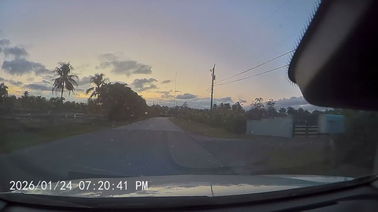 Snow in Florida?! Dashcam Captures INSANE Weather Moment!