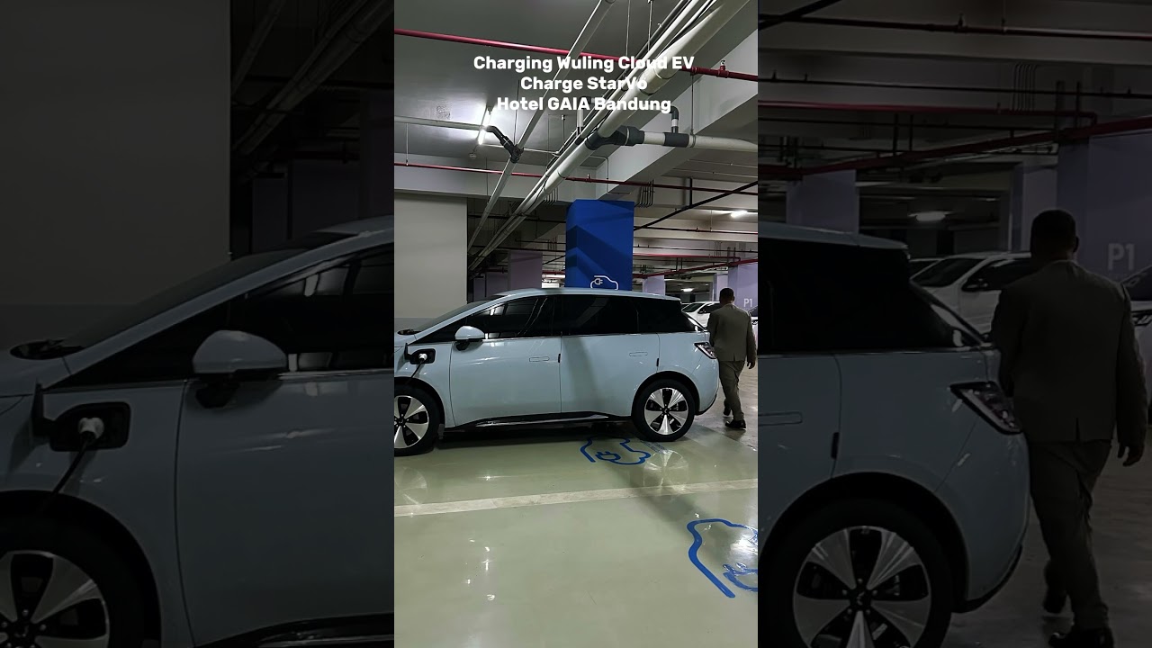 Wuling Cloud EV Charging Test 🔋 33% to 100% @ The Gaia Hotel Bandung – 11.5 Hours!