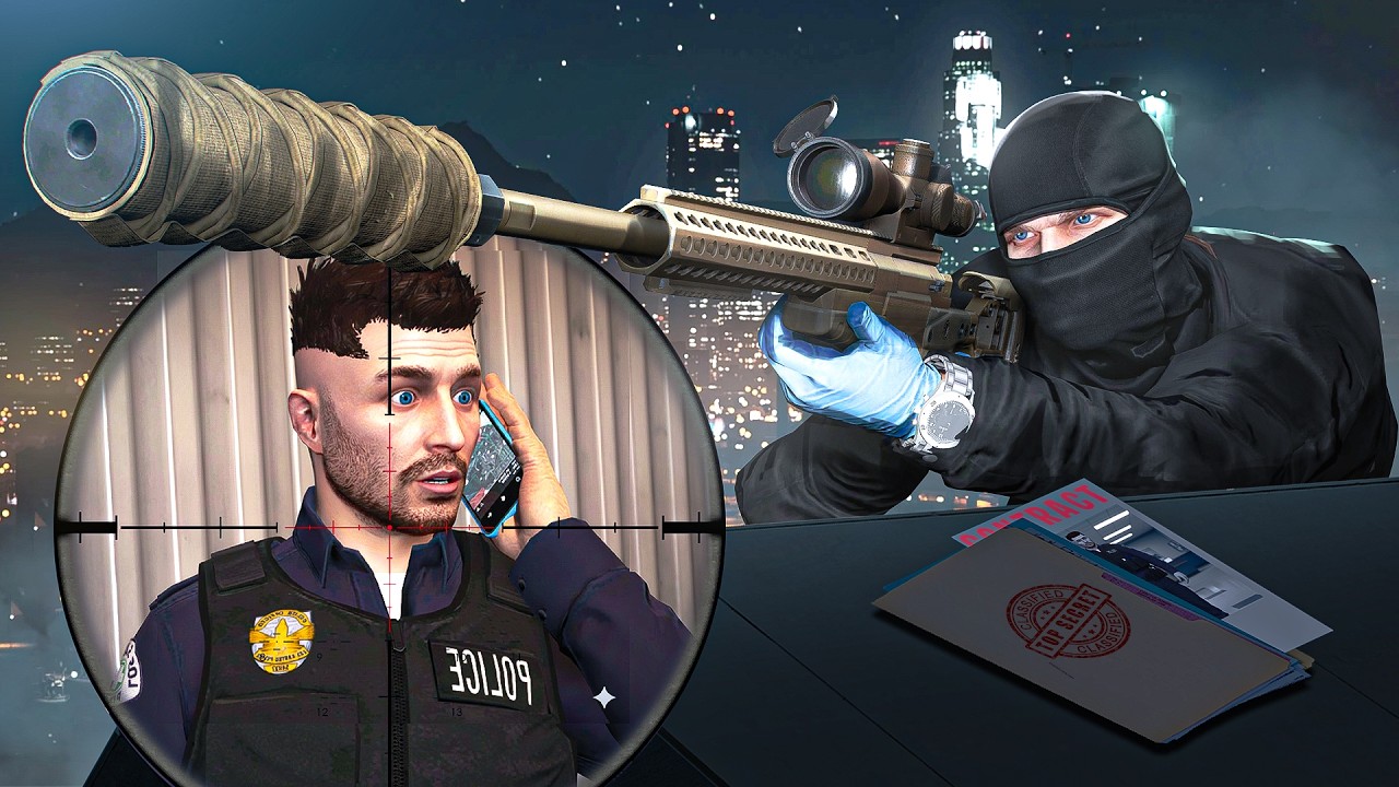 Я выжил 100 часов, играя за реалистичного скрытного убийцу в GTA 5 RP