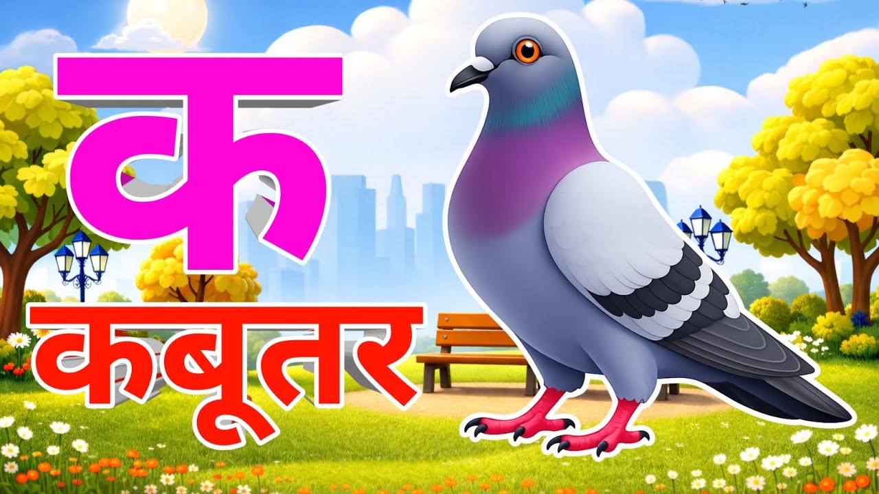 अ से अनार, आ से आम, हिंदी वर्णमाला, ka se kabutar, a se anar, aa se aam, हिंदीस्वरब्यंजन #kidssong