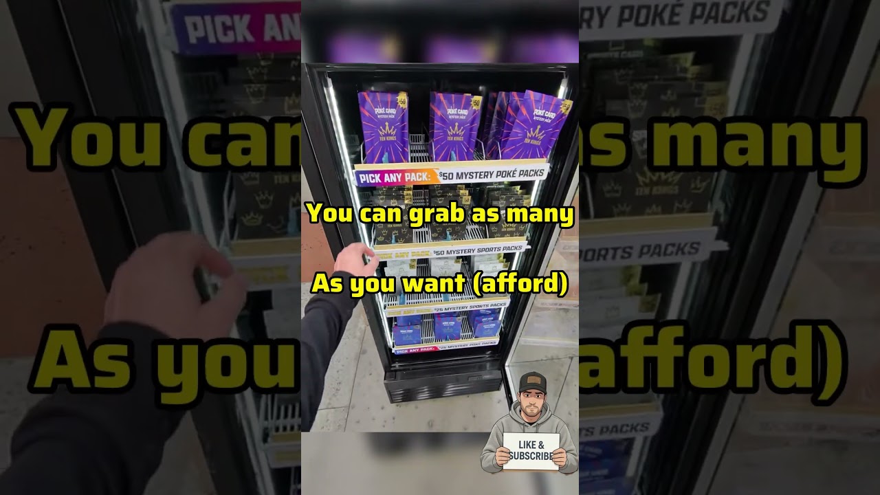 Mystery Pack Vending Machine Vegas! 
