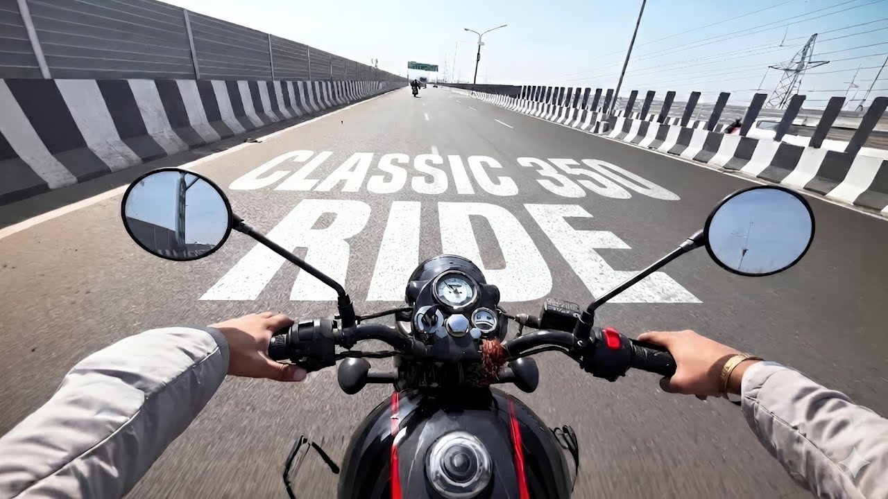Evening Ride on Classic 350 | Full throttle | Pure Sound 