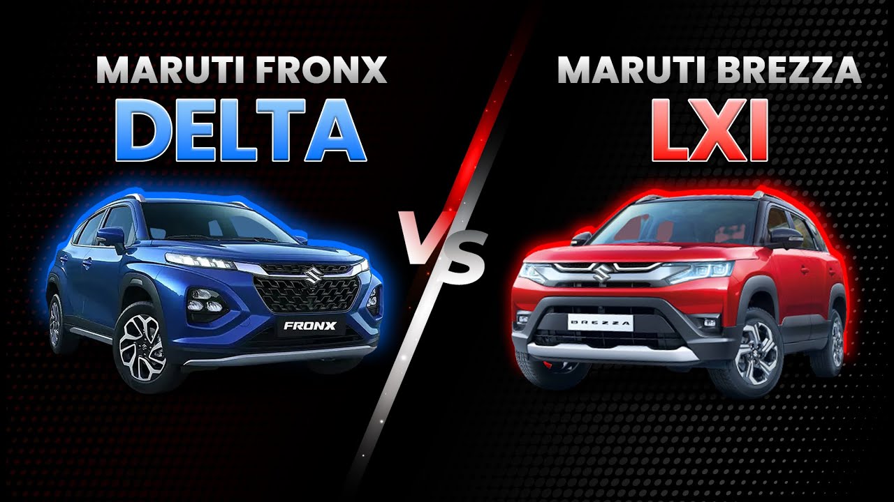 Fronx Delta 1.2 vs Brezza LXI  | Finding Best Maruti SUV under Rs 10 lakh | Nov 2023