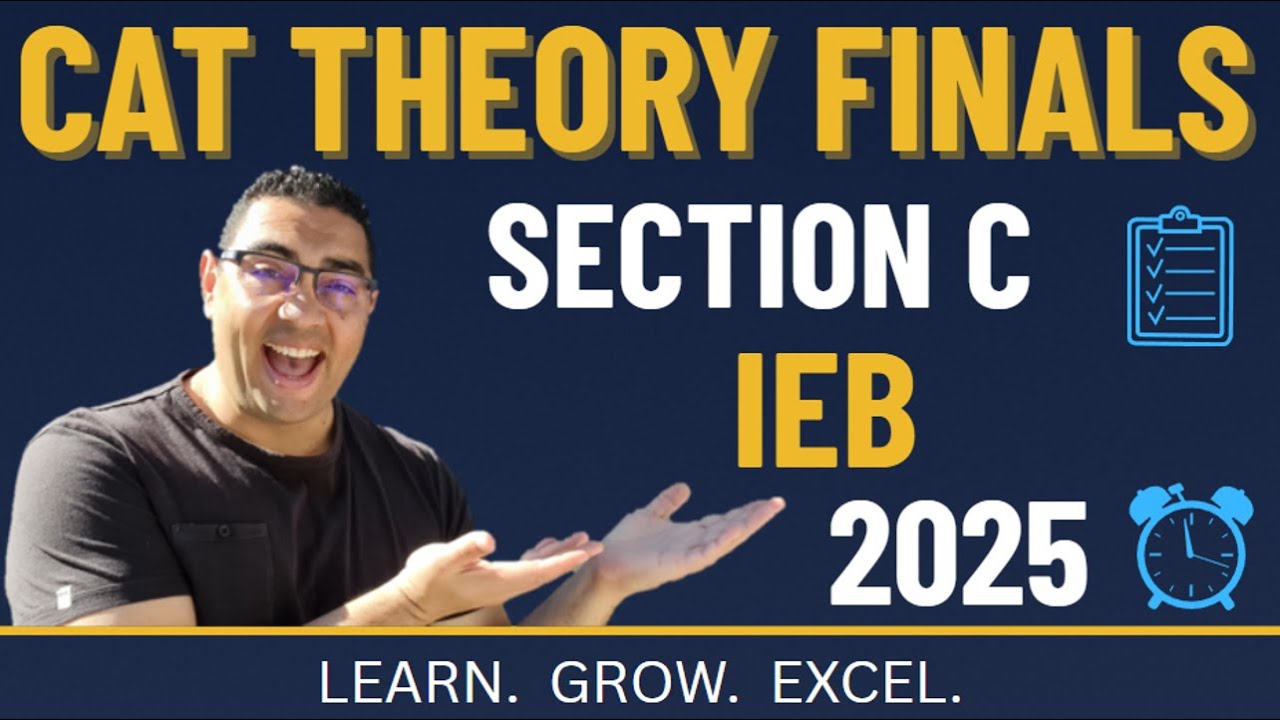 🔥Заключительный экзамен по теории IEB CAT 2024 и 2025 гг. | РАЗДЕЛ C (Часть 2) | Вопросы 8–9 | Г-...