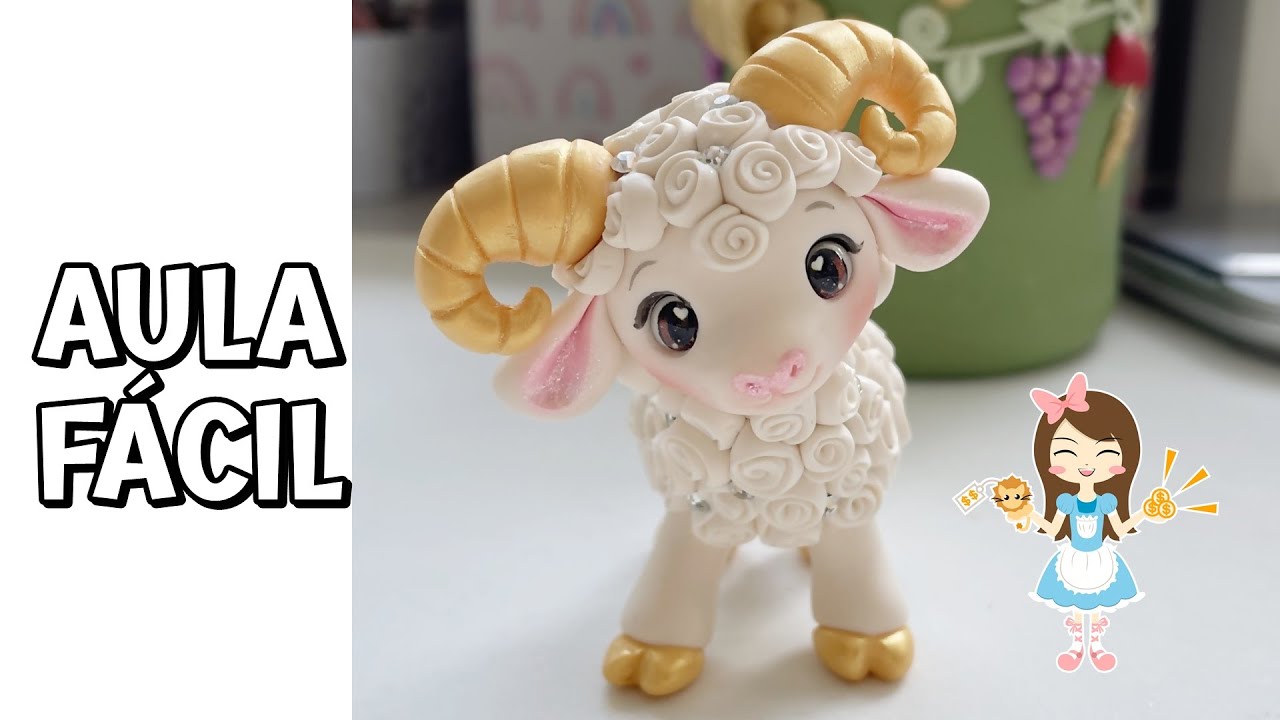 Carneirinho fofo!! Aula fácil para iniciantes