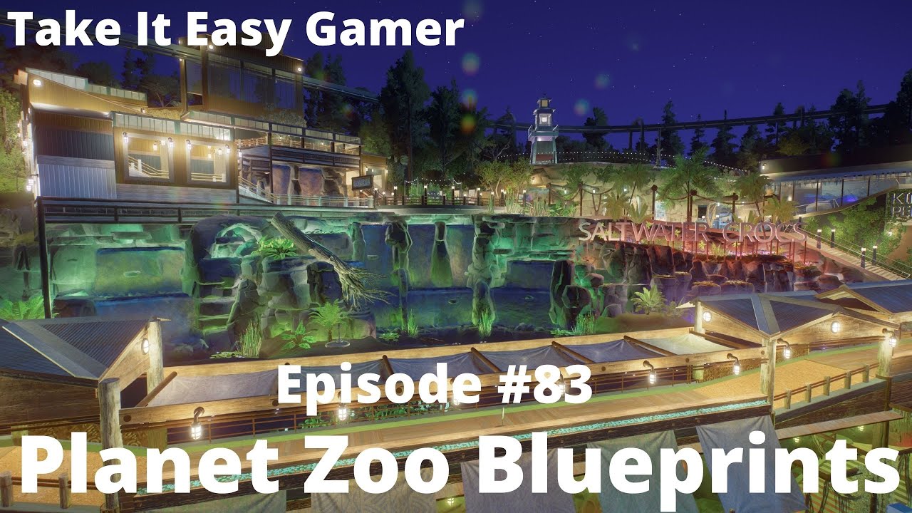 Planet Zoo Blueprints  -  Steam Workshop Blueprints  Great Build Ideas #82 Habitats, Parks & Zoos