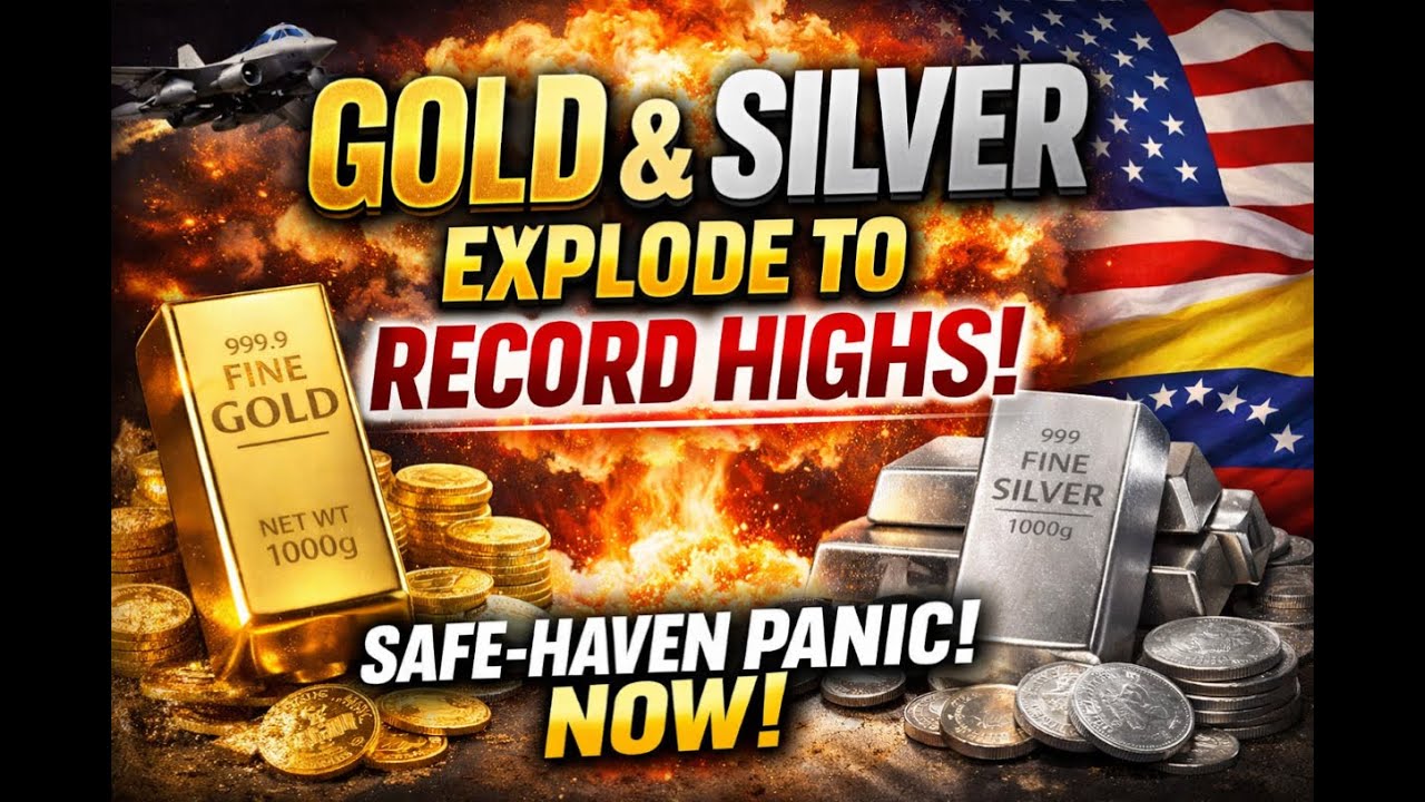 Gold & Silver Explode to Record Highs &mdash; Safe-Haven Panic Is Here