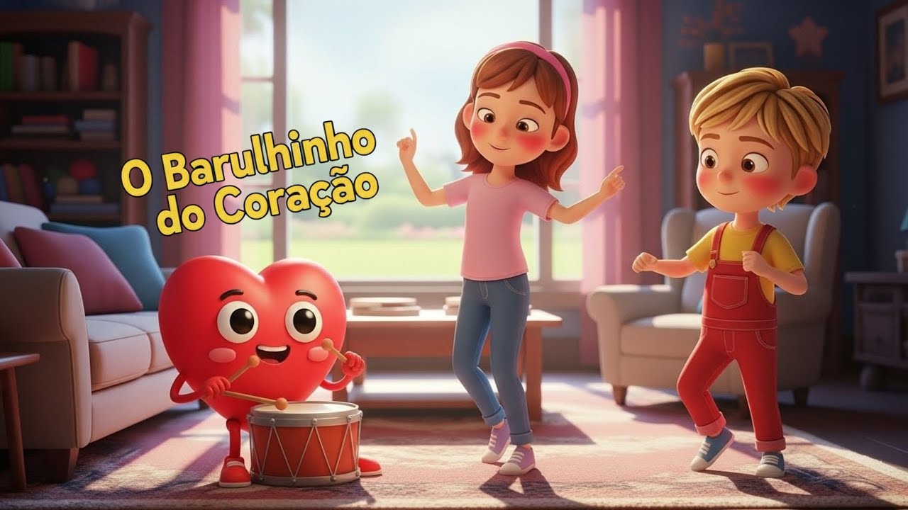 Tum Tum! O Barulhinho do Coração ❤️ | Música Infantil Interativa