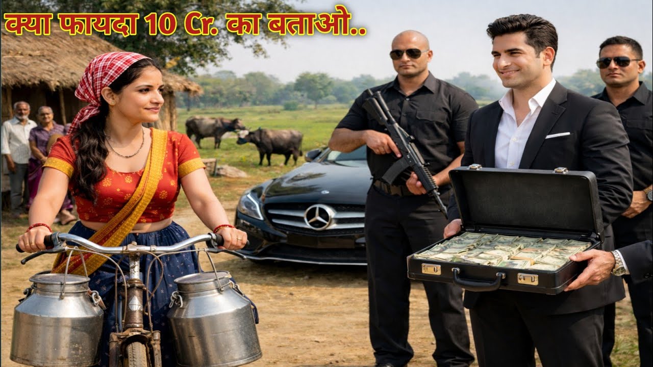 करोड़पति लड़का दूध बेचने वाली लड़की का ₹10Cr. कर्ज चुकाने पहुंचा… फिर जो हुआ, इंसानियत रो पड़ी...