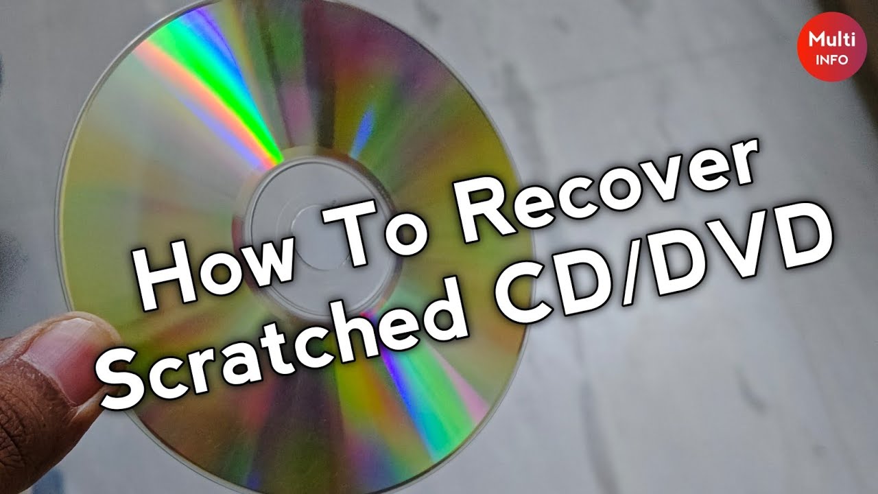 How To Recover Scratched CD/DVD Data on Computer/Laptop | Easy To Recover