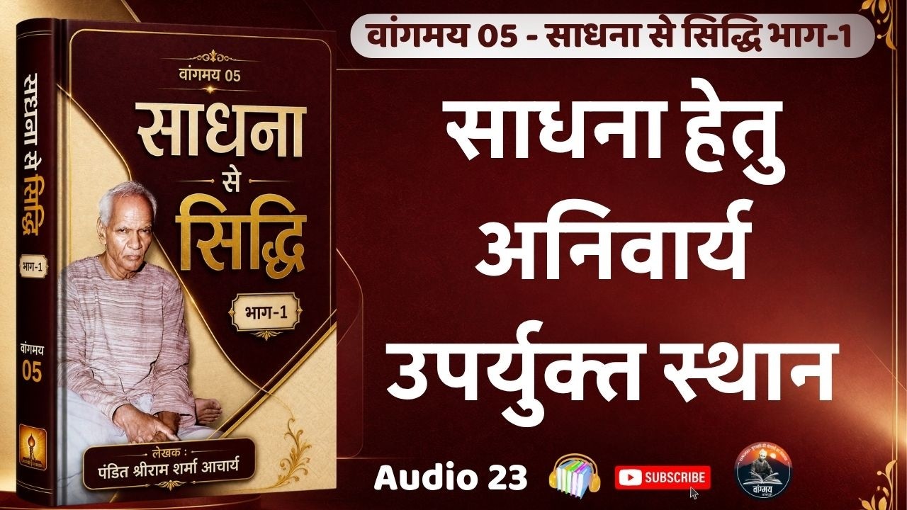 उच्च साधना हेतु वातावरण का चयन अनिवार्य | Advanced Sadhana | वांगमय 05 | VG5 A23 | #awgp Vangmay