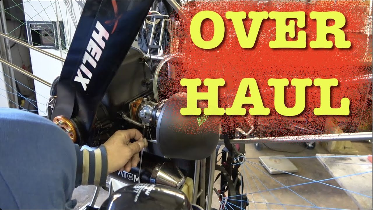 1st Gen Atom 80 Overhaul, Repair, & Troubleshoot Paramotor Maintenance Shop & Test Flight