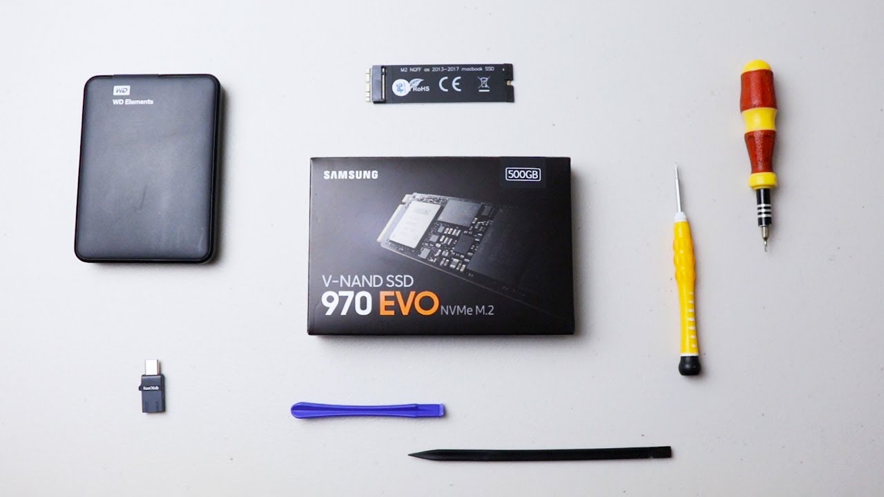 MacBook SSD Upgrade / Easy method / Samsung Evo 970 NVME and Sintech NGFF SSD Adapter