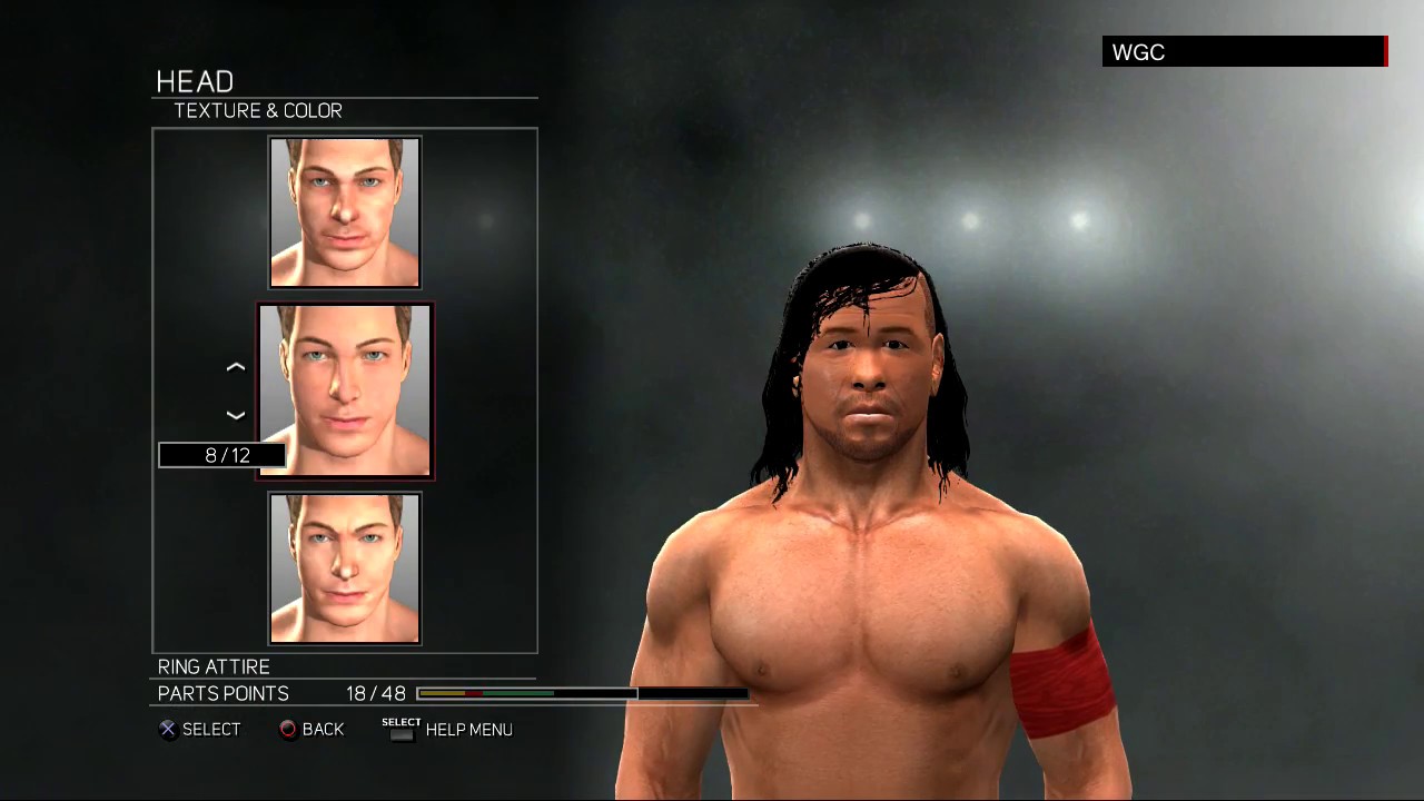 WWE 2K17:Shinsuke Nakamura CAW formula(Xbox 360/PS3)