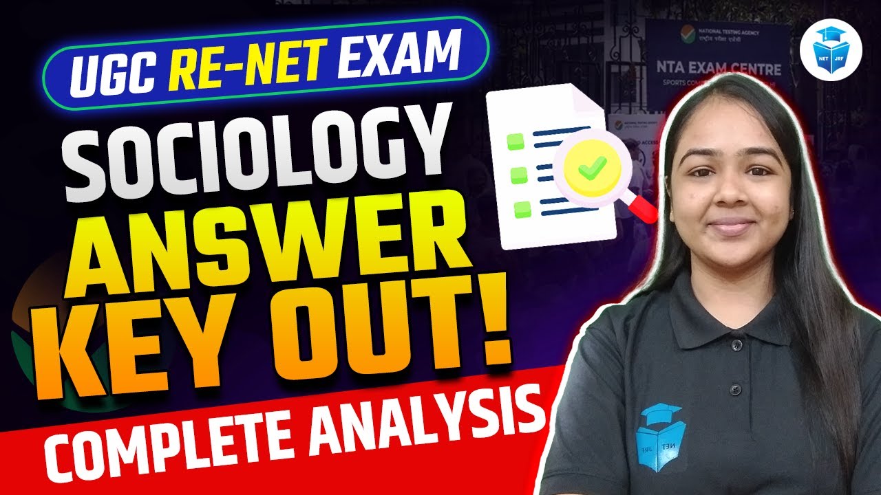 UGC NET Sociology Answer Key 2024 | UGC NET Sociology Answer Key Analysis | Juhi Mam JRFAdda