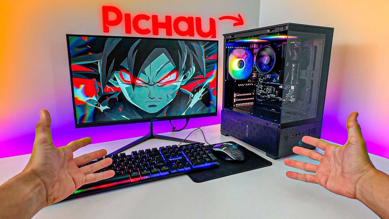 Comprei o PC GAMER completo MAIS BARATO da PICHAU que RODA TUDO