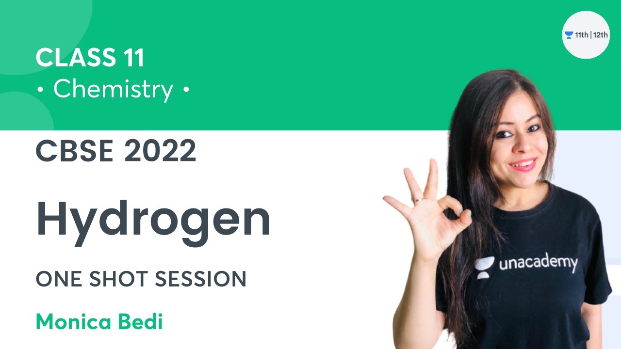 Hydrogen in One Shot | Class 11 Chemistry | Monica Bedi