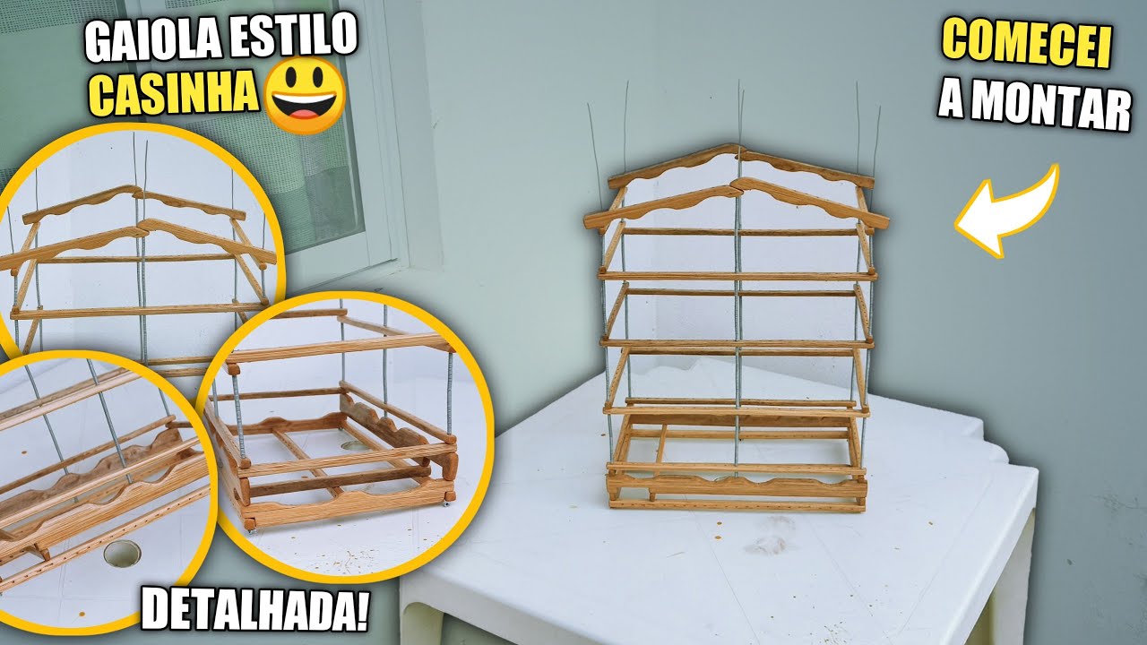 🚀 [MONTANDO] A GAIOLA ESTILO CASINHA!! ( Passo a passo )