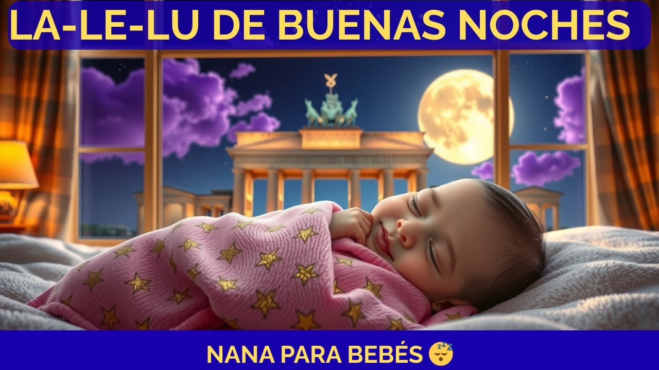 Música para Dormir Bebés | La le lu, Canción de Cuna de la Luna