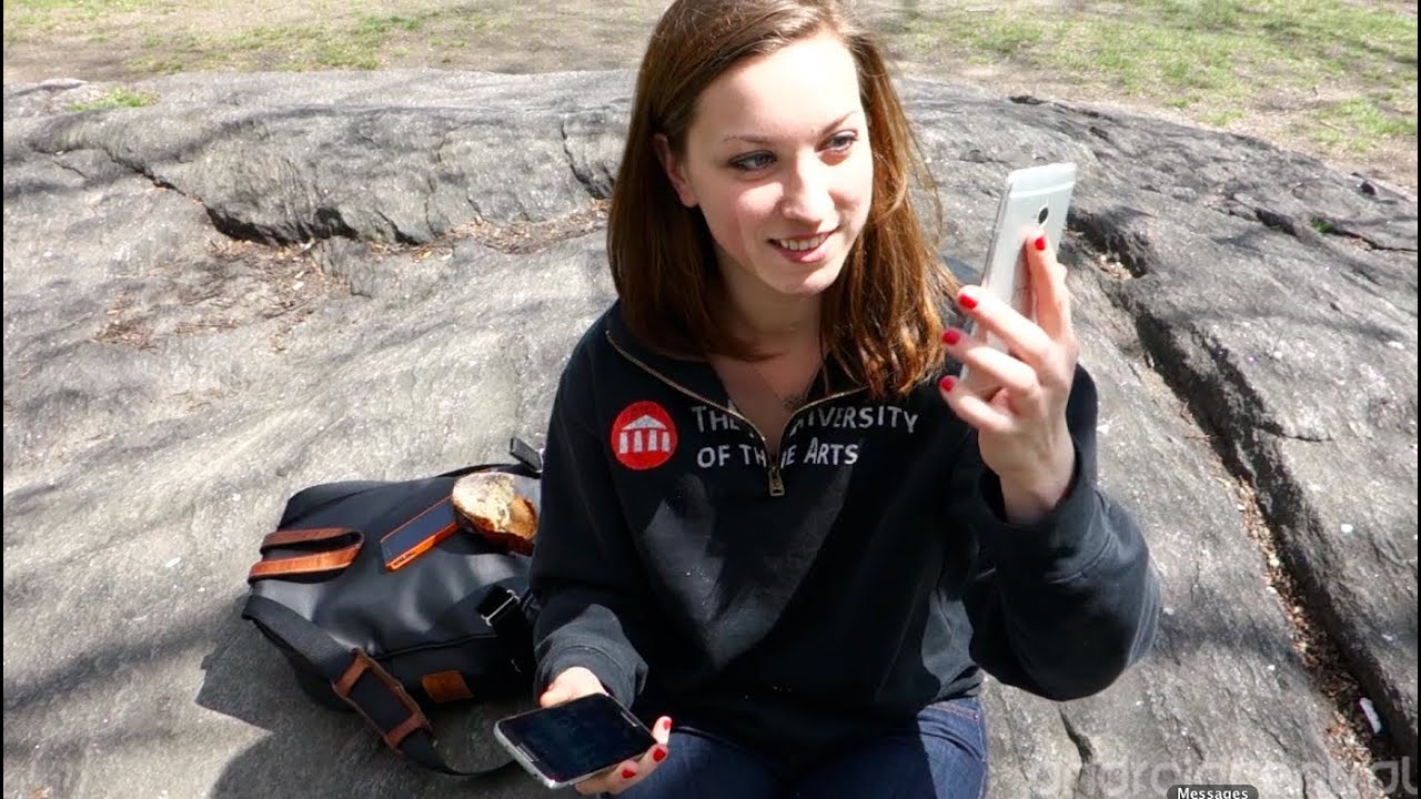 Samsung Galaxy S4 versus HTC One in Central Park