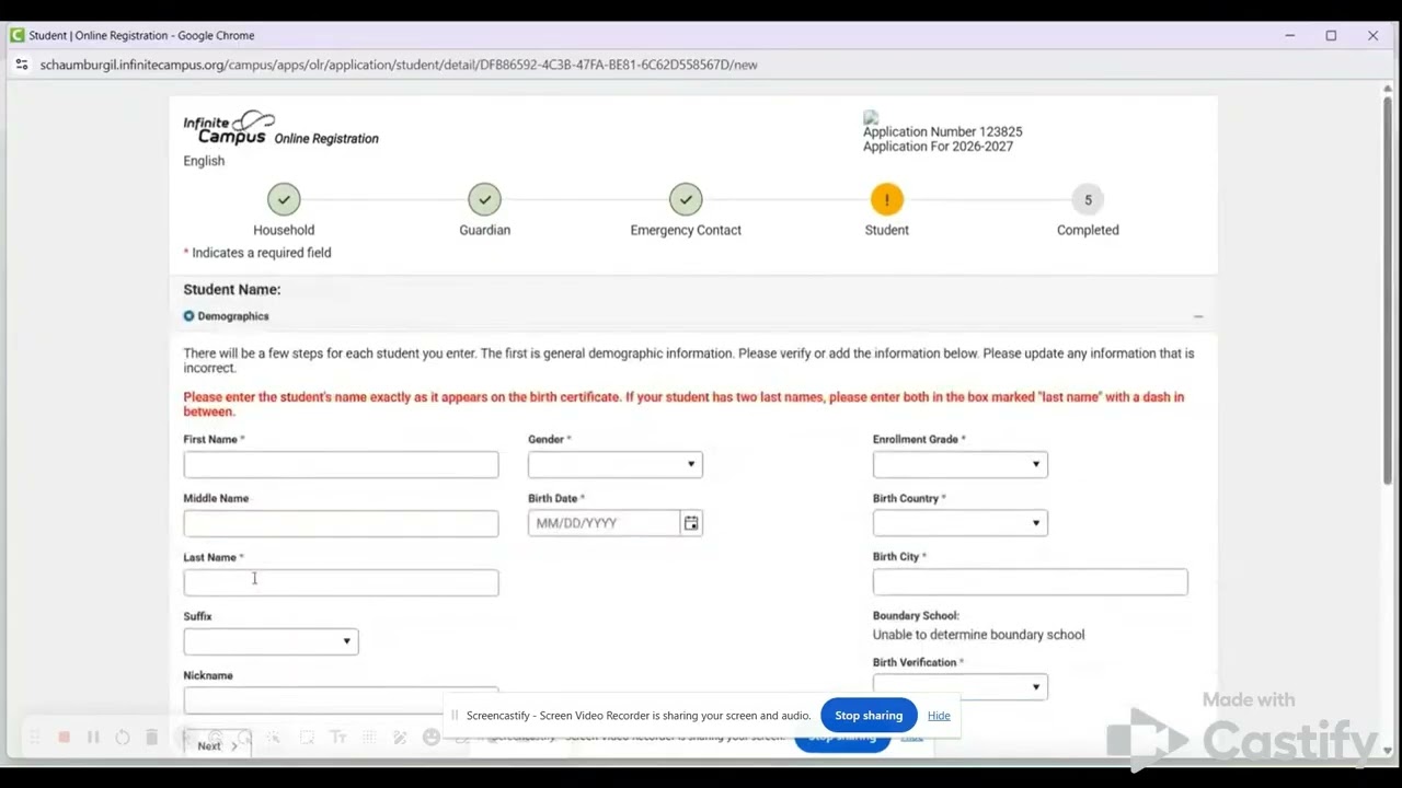 Gujarati Online Registration Video