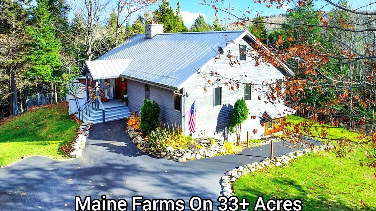 Фермерский дом в штате Мэн на участке 33 акра | Недвижимость штата Мэн | Фермы штата Мэн | Жизнь ...