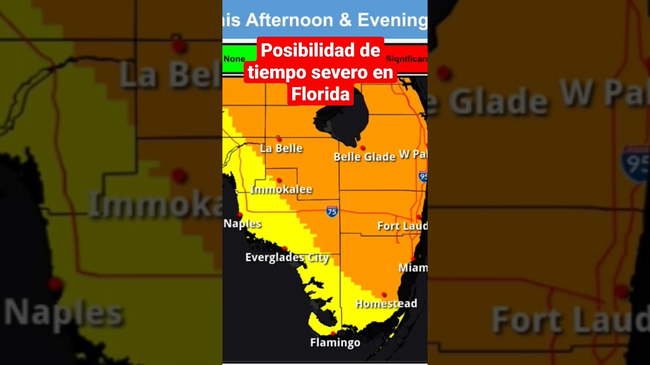 Alerta la pen&iacute;nsula de la #florida por potencial de #tiempo #severo