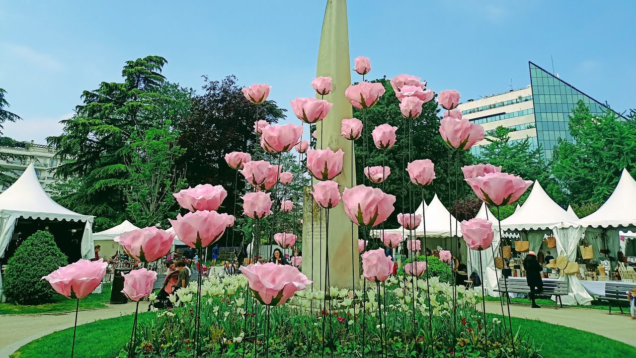 Wow 🌺 Beautiful 🌺Le Printemps de Levallois | Jardin Bonheur | Parc de la Planchette