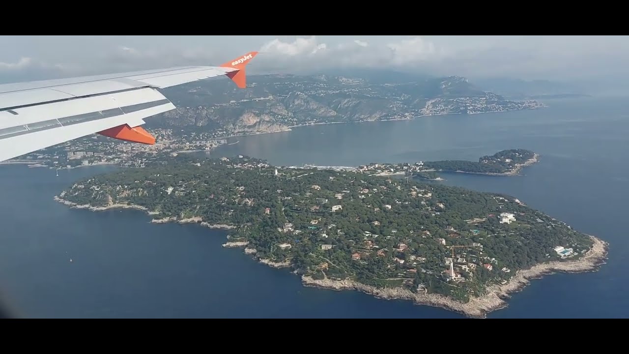 Francia... Atterraggio all'aeroporto internazionale di Nizza Costa Azzurra