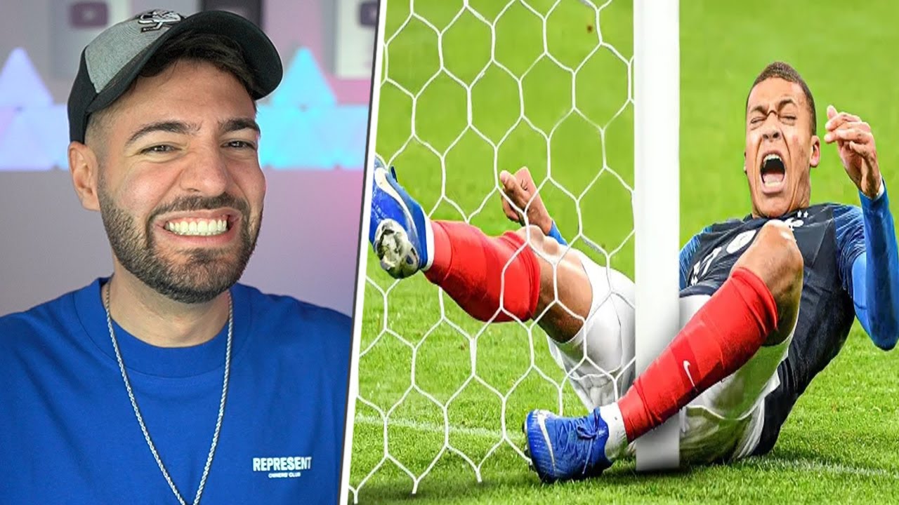 REAKTION auf LUSTIGE FUßBALL MOMENTE😂
