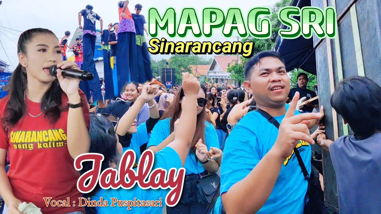 JABLAY VOCAL DINDA PUSPITASARI | ARAK ARAKAN MAPAG SRI SINARANCANG MUNDU CIREBON