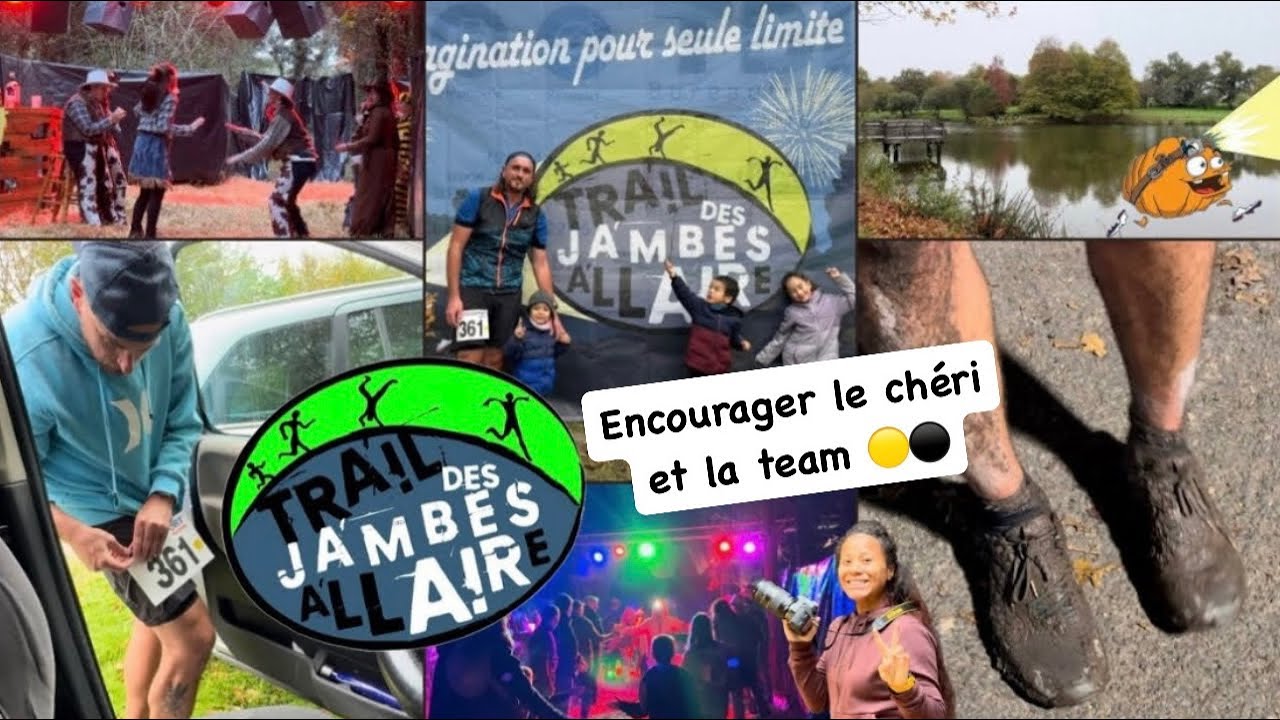 Encourager le chéri et la team aux trail des Jambes Allaire 2024
