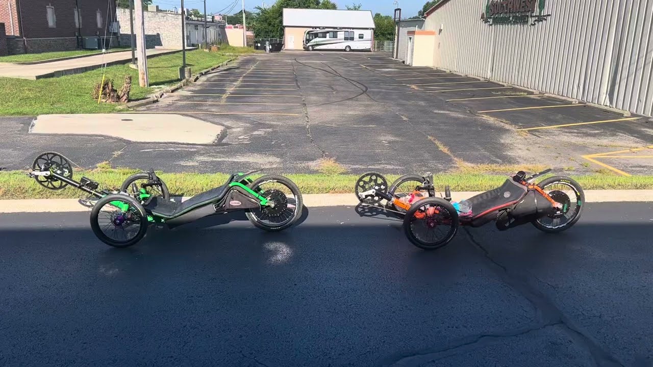 Urbana Ohio …  Two Electric Catrike 700 …Ride100 miles !!    Subscribe & Like !