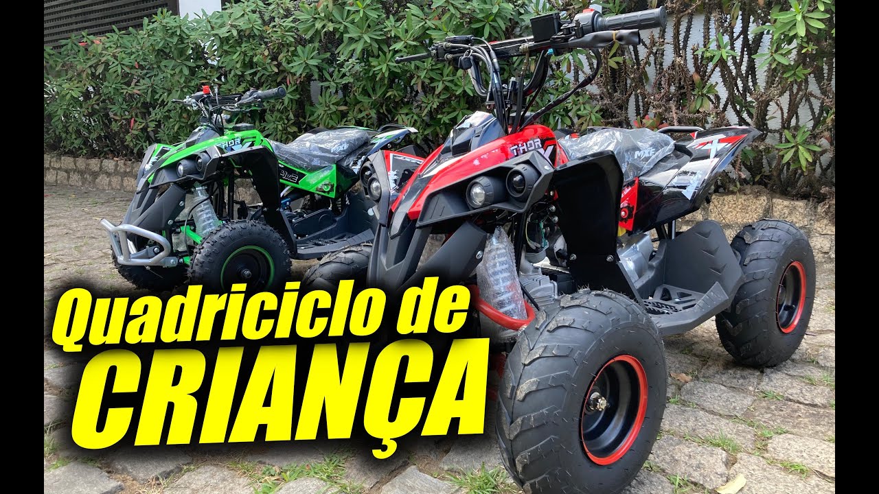 Novos QUADRICICLOS de CRIANÇA Thor 49 e 90