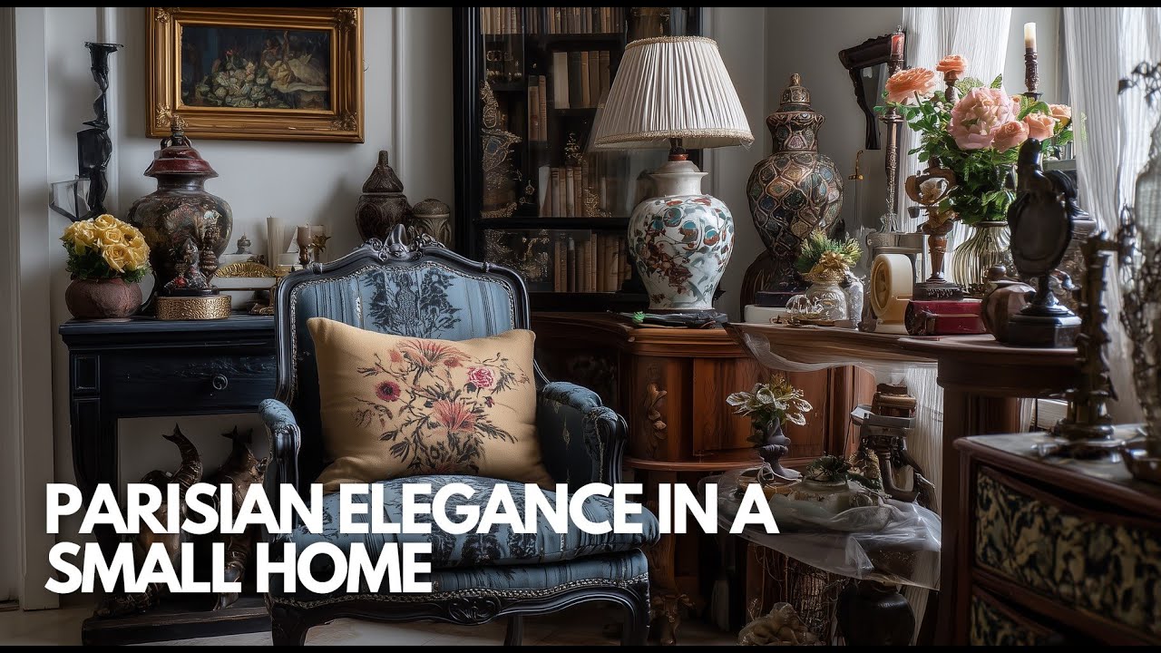 Parisian Elegance in a Small Home: Blending Comfort and Sophisticated Design