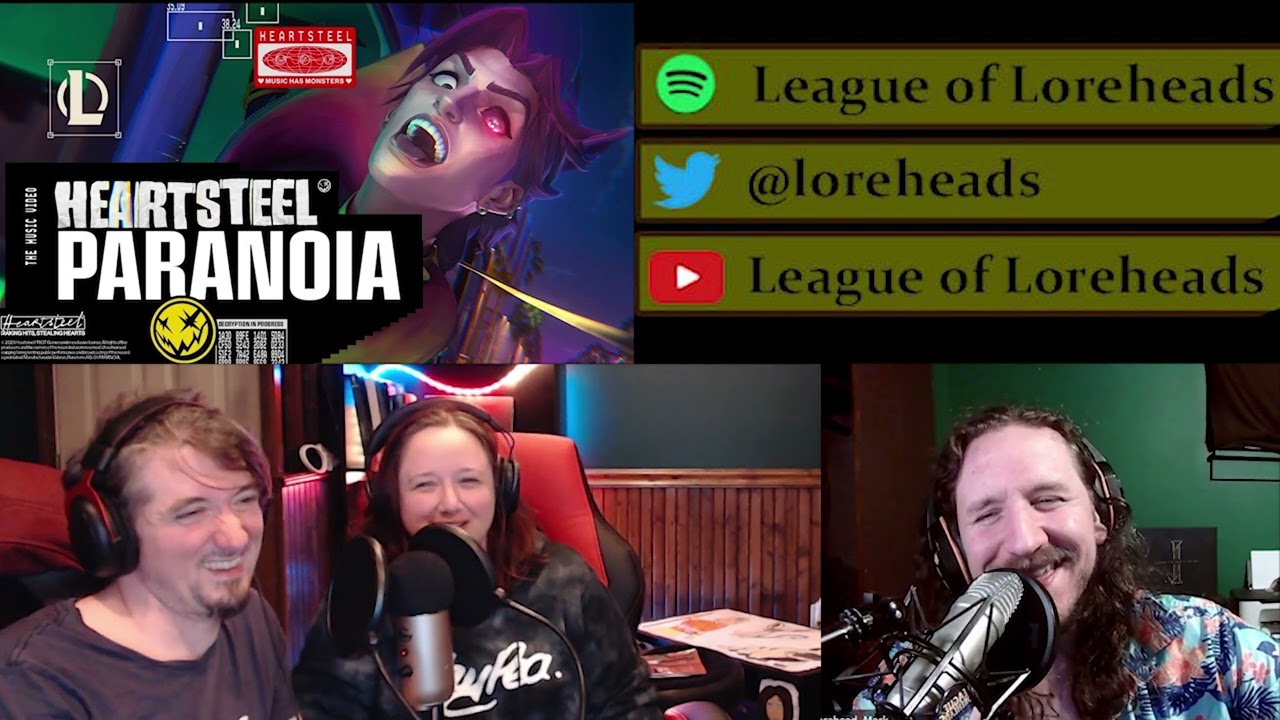 Loreheads React to HEARTSTEEL - PARANOIA ft. BAEKHYUN, tobi lou, ØZI, Cal Scruby - League of Legends