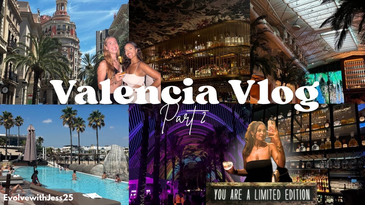 Valencia Vlog Part 2  - Strandausflug, Markt, Foodvlog & Beach Club 🏝️