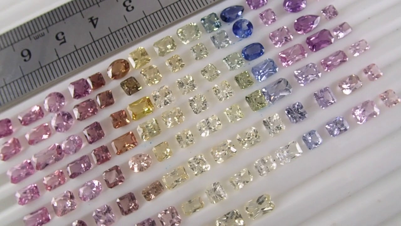 60.78 CT mix Sapphire(102 pcs)(Natural Untreated) ID- SS000286   2
