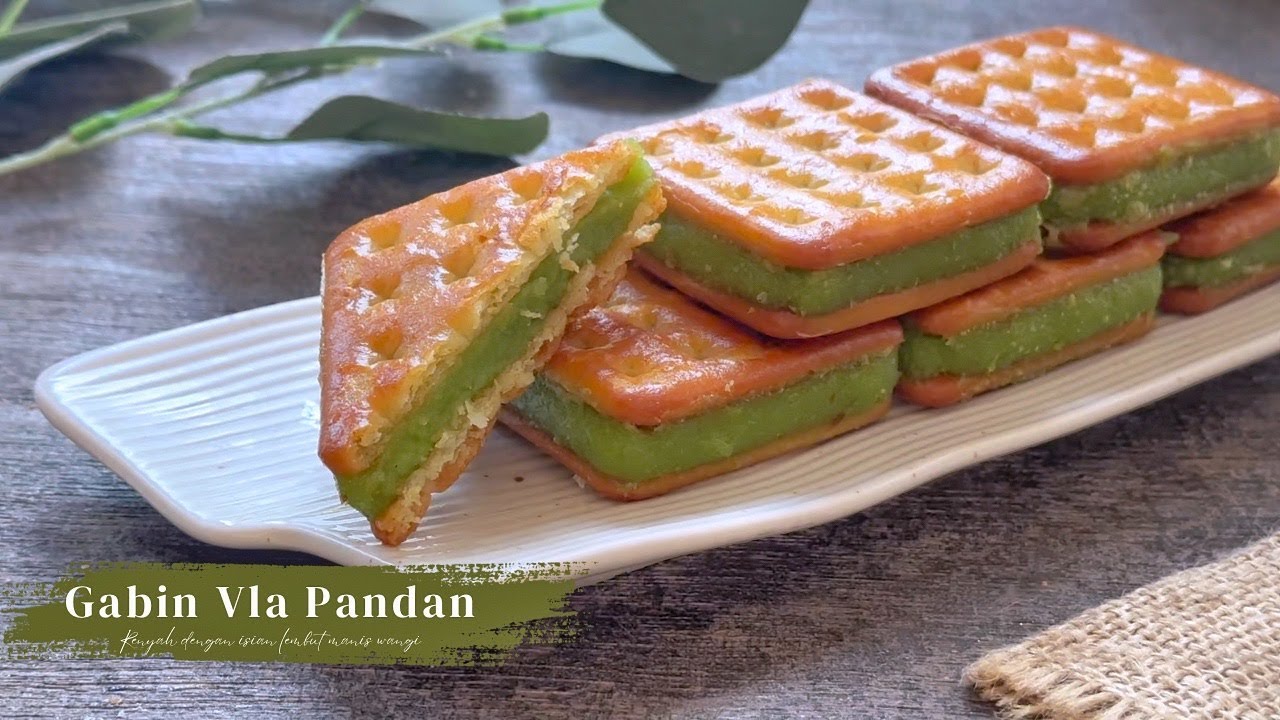 Kue Gabin Isi Vla Pandan Renyah Lembut Wangi Simple Dan Gampang Membuatnya!