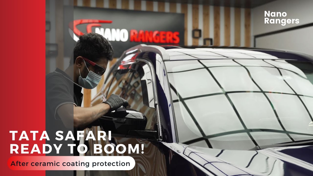 TATA SAFARI READY TO BOOM | AFTER CERAMIC COATING & DETAILING | NANO RANGERS PUNE