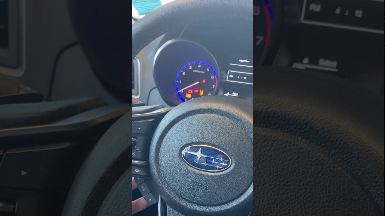 2019 Subaru Legacy Setting Clock Tutorial